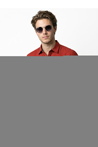 SNX By Styli Men Red Spread Collar Shirt