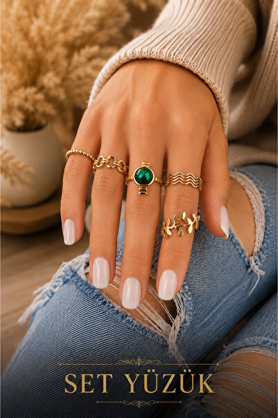 Jack Ferrero Gold Color Ring Set