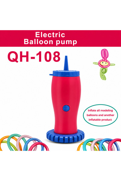 Denx Electric Balloon Pump Inflator Portable Dual Nozzle Air Blower for Latex...