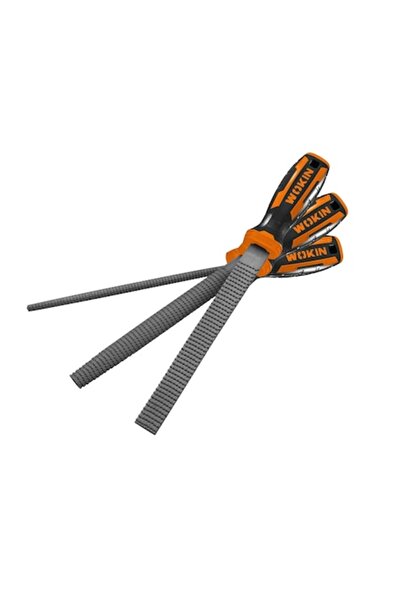 Wokin Set of 3 files for steel 200 mm