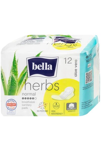 Vader Absorbante, Bella, 12 buc Herbs Aloe Vera,