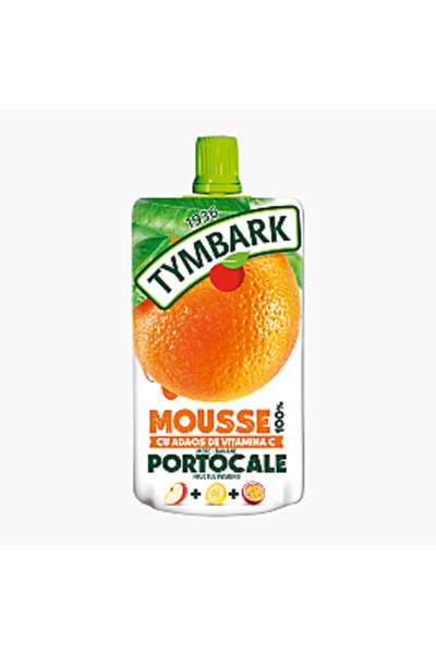 Tymbark Mousse de fructe (mere, banane, portocale, fructul pasiunii) 120g