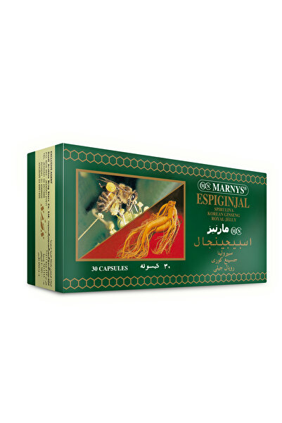 Marnys ESPIGINJAL - Spirulina, Korean Ginseng, Royal Jelly & Magnesium - 30 C...
