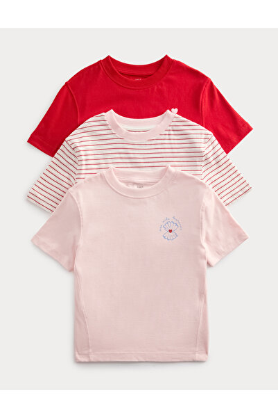 Marks & Spencer 3'lü Pamuklu T-shirt