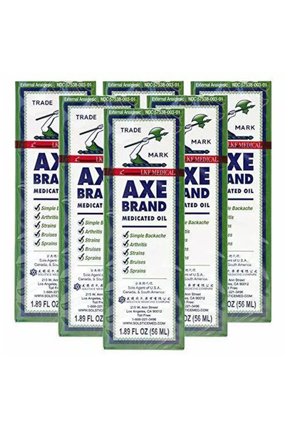 Axe Brand زيت آكس العالمي لتخفيف البرد والصداع بسرعة 56 مل (عبوة من 6 قطع)