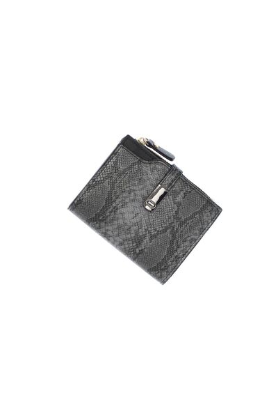 ButicCochet Portofel de damă, din piele, Buticcochet, 12.5x10x2 cm, Negru - P...
