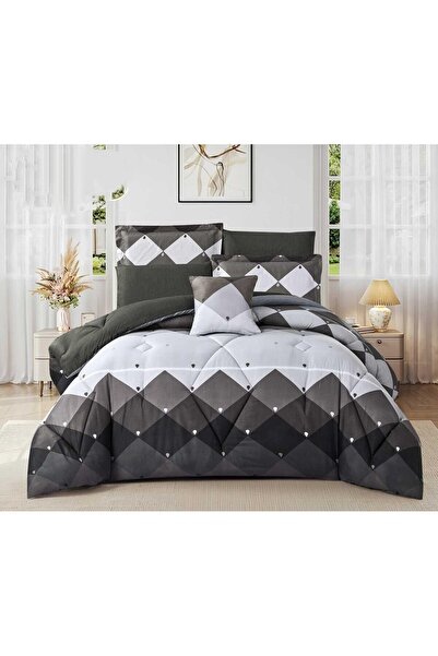 Barigo Floral Nefren 7-Piece Double-Sided Bedspread
