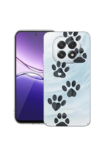 bestcase Θήκη για OPPO F29 με σχέδιο πατούσας σκύλου, Διαφανής λεπτή σιλικόνη...