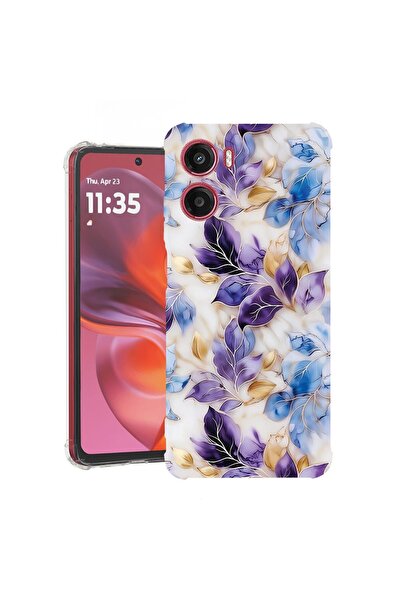 bestcase ¬Æ Husa Anti Shock Compatibila cu Motorola Moto G06, Floral - Aesthe...