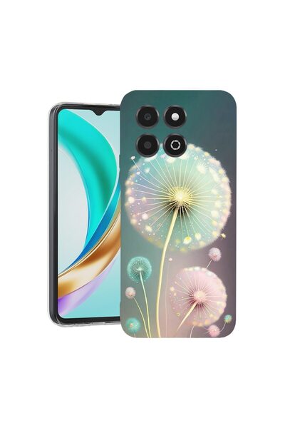 bestcase Husa pentru Honor X6b, BestCase¬Æ Clear Silicon 2MM, Green Dandelion...
