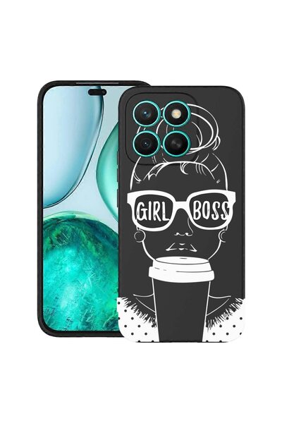 bestcase ¬Æ Husa pentru Honor X8C, Girl Boss, Slim Silicon 0.8MM, Antisoc, Pr...