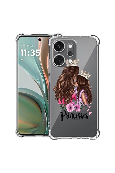 bestcase Противоударен калъф за OPPO Reno14 5G с дизайн Принцеси Момиче Майка...