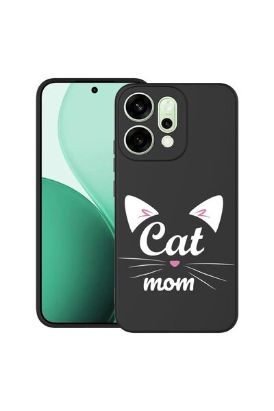 bestcase ¬Æ Husa pentru OPPO Reno14 5G cu Design Cat Mom, TPU Mat Ultra Slim,...