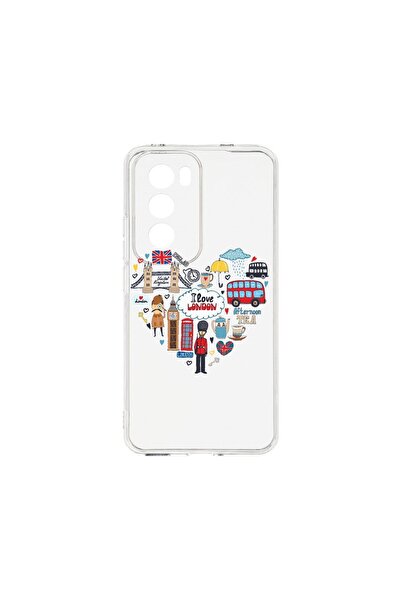 bestcase ¬Æ Husa Clear Silicon 2MM, Compatibila Cu OPPO Reno12 Pro 5G, I Love...