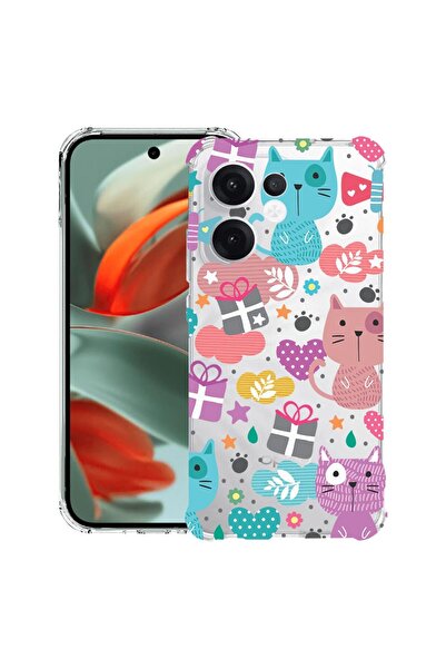 bestcase ¬Æ Husa compatibila OPPO Reno13 F 5G, Anti Shock 1.5MM, Lovely Cat, ...