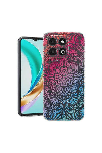 bestcase Husa pentru Honor X6b, BestCase¬Æ Clear Silicon 2MM, Mandala Color, ...