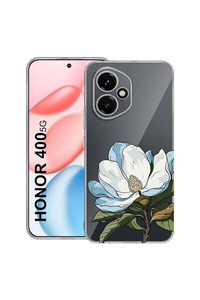 bestcase ¬Æ Husa Anti Shock Compatibila cu Honor 400, Floral - Blue Magnolia,...