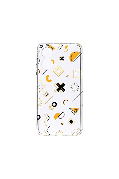 bestcase Διαφανής Θήκη Σιλικόνης 2MM, Συμβατή με OPPO A17, Σύμβολα, Αντικραδα...