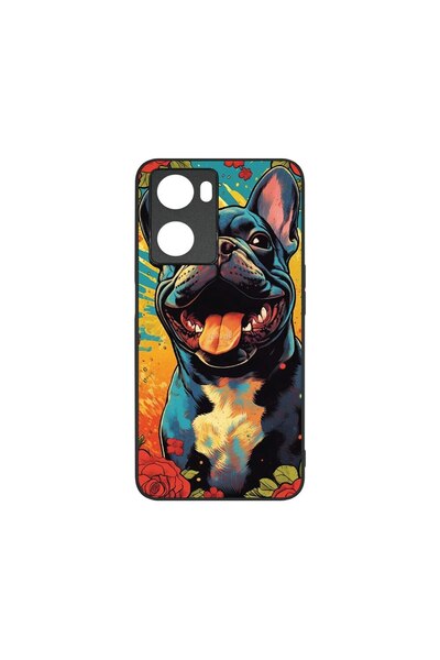 bestcase Λεπτή Γυάλινη Θήκη, Συμβατή με OPPO A77 4G / A77s, Γαλλικό Μπουλντόγ...