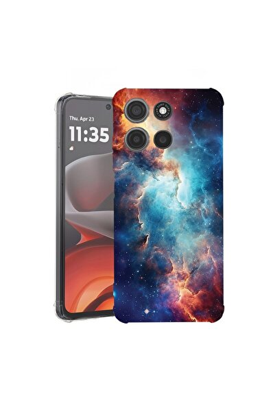 bestcase ¬Æ Husa pentru Motorola Moto G15, Anti Shock 1.5MM, Galaxies, Protec...