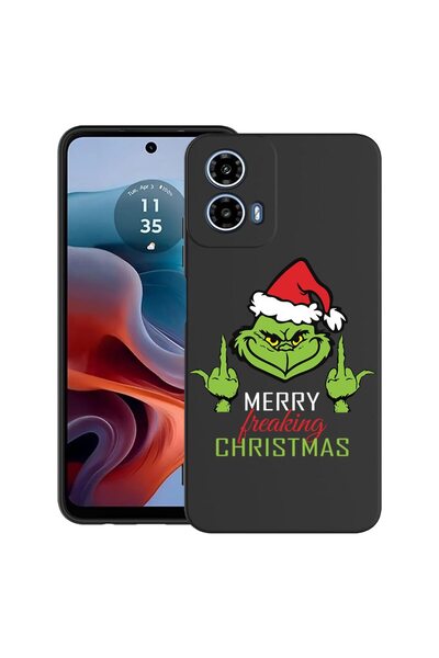 bestcase ¬Æ Husa pentru Motorola Moto G45 cu Design Grinches - Merry Xmas, TP...