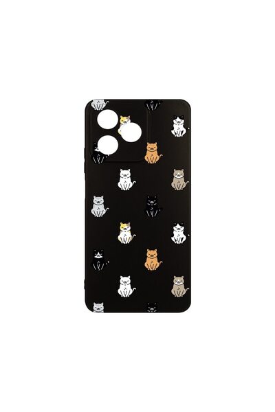 bestcase Husa pentru OPPO A40, BestCase¬Æ Slim SIlicon, Cat Pattern, Protecti...