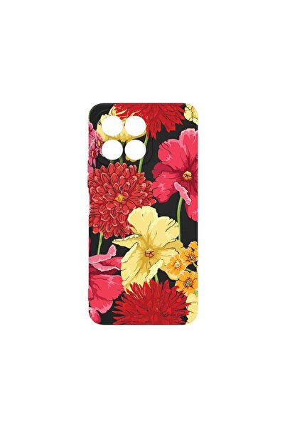 bestcase Husa BestCase® Silicon Lichid Premium, Compatibilă cu Honor X6, Flor...