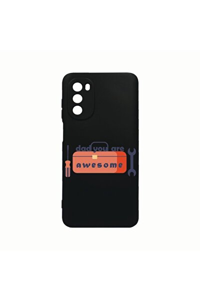 bestcase Husa Silicon, Compatibila cu Motorola Moto G82 / Moto G52, Awesome D...