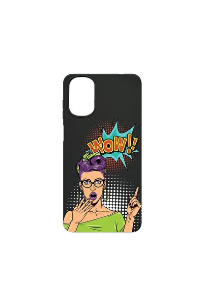 bestcase Тънък силиконов калъф 0.8ММ, съвместим с Motorola Moto G51 5G, Girl ...