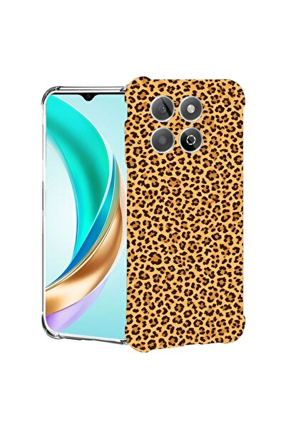 bestcase ¬Æ Husa compatibila Honor X8C, Anti Shock 1.5MM, Leopard pattern, Pr...