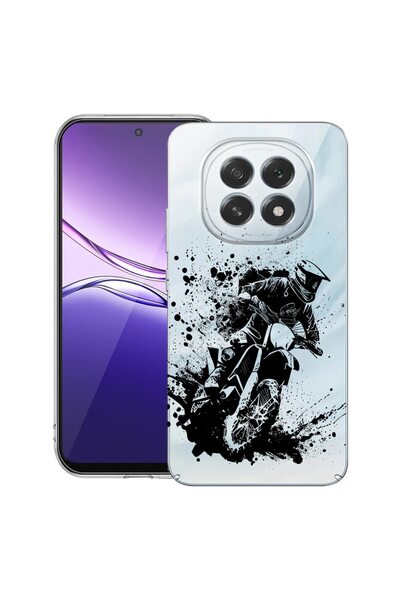 bestcase ¬Æ Husa pentru OPPO F29 cu Design MotoCross, Clear Slim Silicon, Ant...