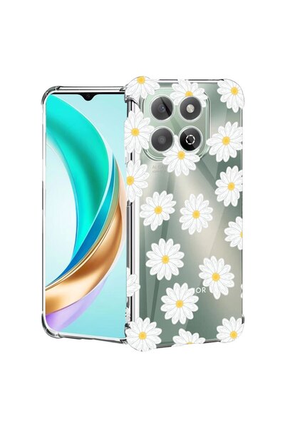bestcase Θήκη συμβατή με Honor X8C, Αντικραδασμική 1.5MM, Χαρούμενα Λουλούδια...