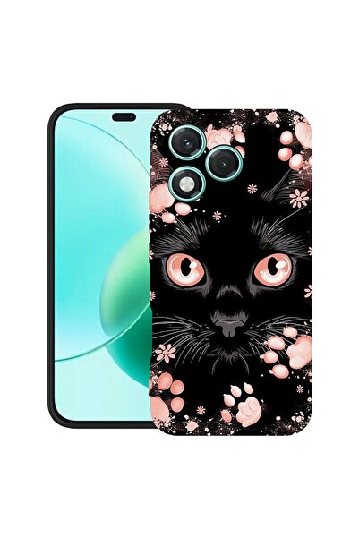 bestcase ¬Æ Husa TPU Ultra Slim Compatibila cu Honor 400 Lite, Black Cat, 202...