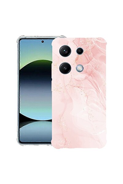 bestcase ¬Æ Husa Anti Shock pentru OPPO Reno13 cu Design Pastel Pink Marble, ...