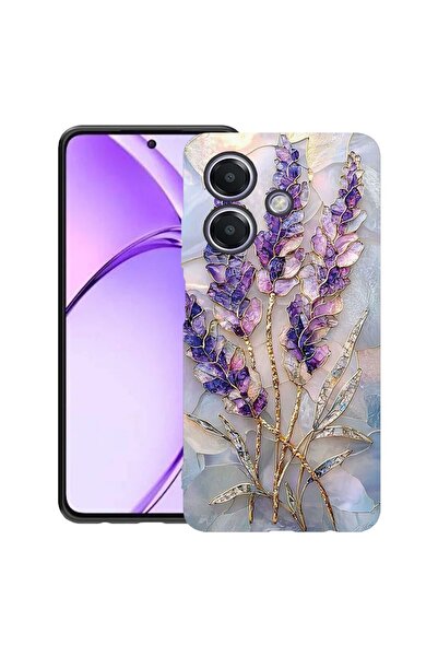 bestcase ¬Æ Husa TPU Ultra Slim Compatibila cu OPPO A40 / A40M / A60 5G, Flor...