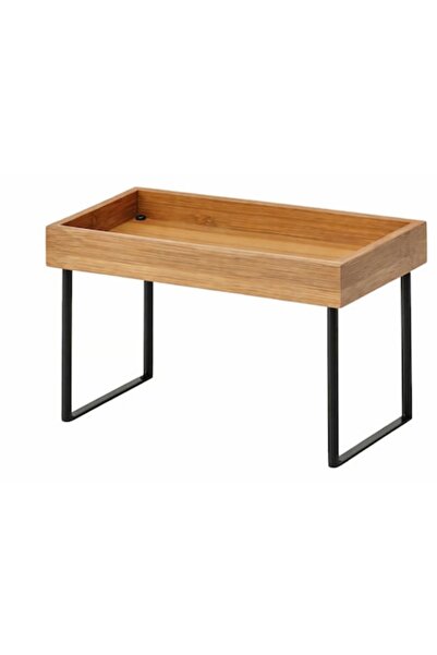 IKEA Kitchen countertop organizer bamboo and metal, spice storage shelf, modu...