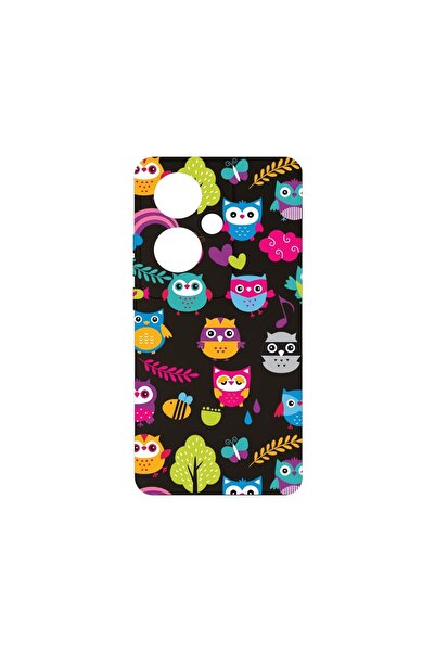 bestcase ¬Æ Husa Slim SIlicon 0.8MM, Compatibila Cu OPPO Reno 11F 5G, Owl, Pr...
