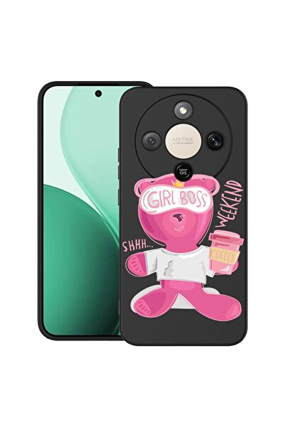 bestcase Ултра тънък TPU калъф, съвместим с Honor Magic8 Lite, Мече - Грил Бо...