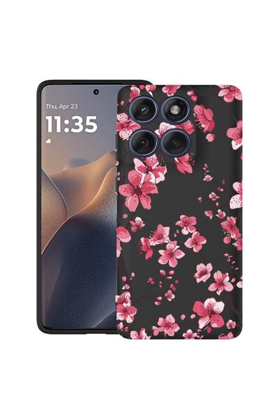 bestcase ¬Æ Husa TPU Ultra Slim Compatibila cu Motorola Moto G86 Power, Flora...