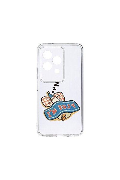 bestcase ¬Æ Husa Clear Silicon 2MM, Compatibila Cu Honor 200 Lite, I'm Busy, ...