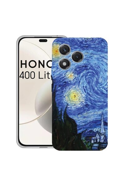 bestcase Husa pentru Honor 400 Lite 5G, BestCase¬Æ Clear Silicon 2MM, Van Gog...