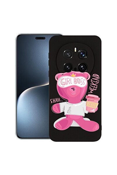 bestcase Husă pentru Honor Magic7 Pro, Silicon subțire premium de 1.2MM, Ursu...