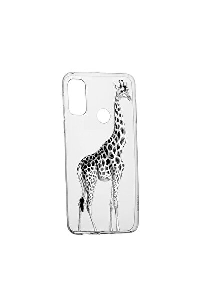 bestcase Husa Silicon Compatibila Cu Motorola Moto E40, Giraffe, rezistenta l...