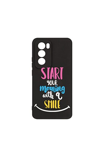 bestcase ¬Æ Husa Premium Silicon, Compatibila Cu OPPO Reno12 Pro, Smile At Mo...