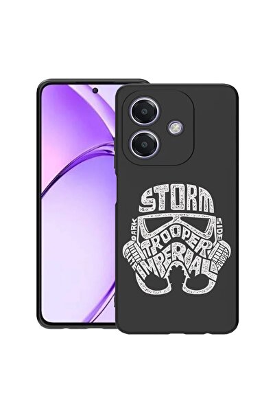 bestcase Husă pentru OPPO A60 5G / A40 / A40M, Calligraphy Storm Trooper, Sil...