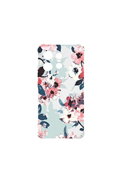 bestcase Противоударен калъф 1.5ММ, съвместим с Motorola Edge 50 Pro, с флора...