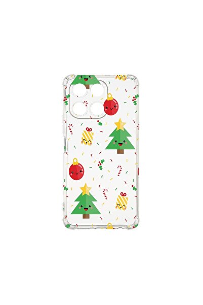 bestcase Husa BestCase¬Æ Anti Shock 1.5MM, Compatibila Cu Honor X6a, Xmas Tre...