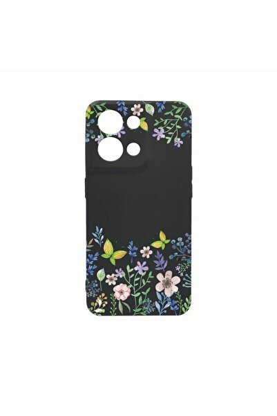 bestcase Husa Silicon, Compatibila Cu Oppo Reno8 Pro, Butterfly Flowers, Rezi...