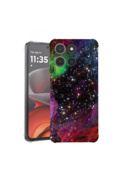 bestcase ¬Æ Husa pentru Motorola Moto G15, Anti Shock 1.5MM, Galaxies, Protec...