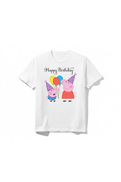 URBANTRENDSTORE Peppa Pig Temalı Unisex Kız Çocuk Erkek Çocuk Bisiklet Yuvarl...